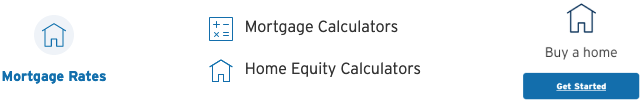 Multiple instances of Home icon use and Mortgage copy
