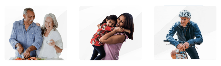 Three hero image examples. Showcasing the difference in image quality