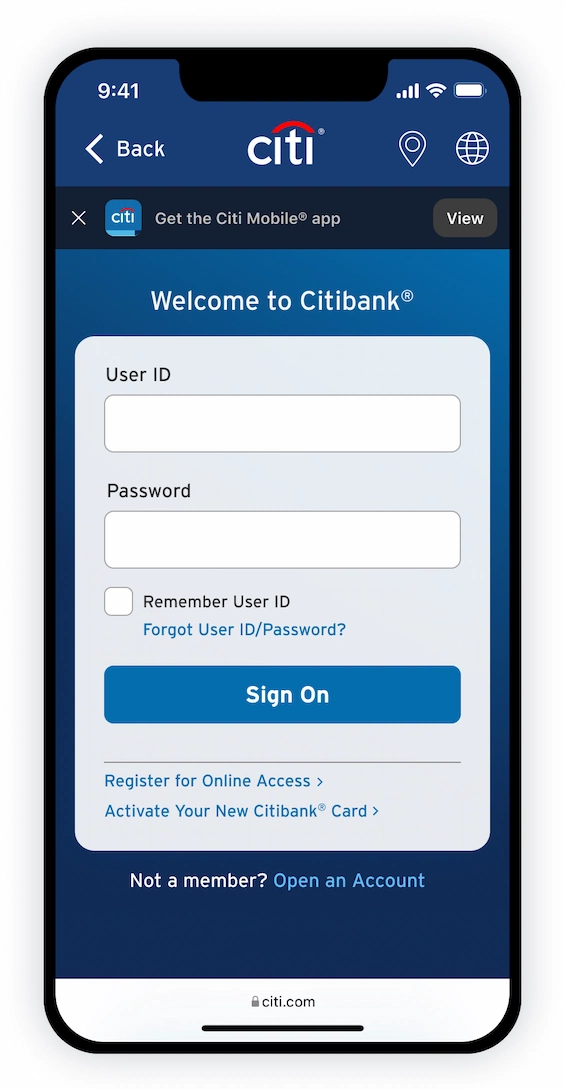 Animated Mobile View interactions