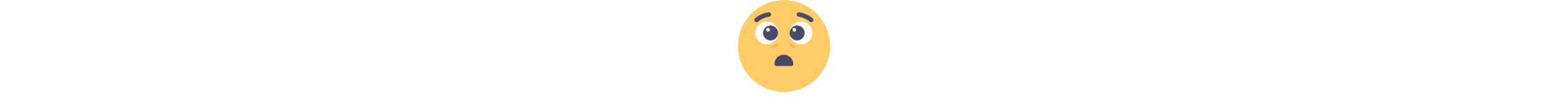 Screaming animation emoji