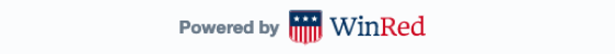 'powered by': followed by the WinRed logo