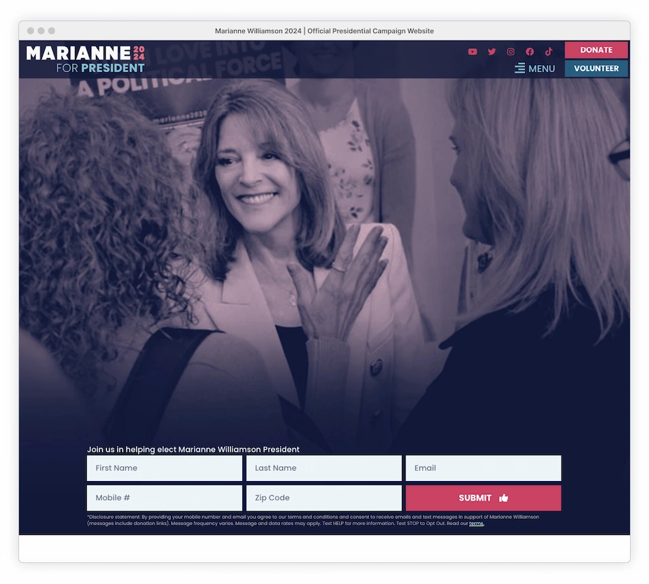 Marianne Homepage