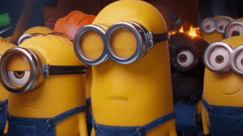 Animated Minion saying ‘Blah, blah, blah’