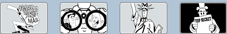 Four smaller square images of Simon