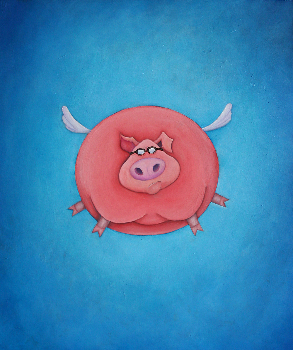 Pig flying