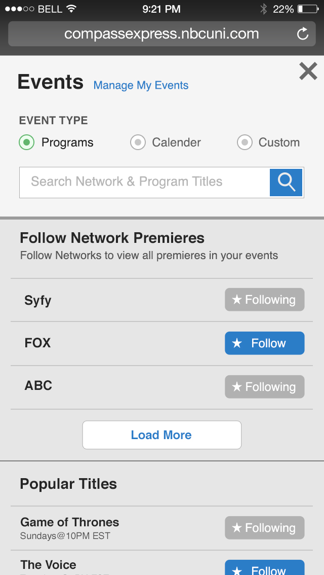 The Magicians episode information, edit option button at the bottom