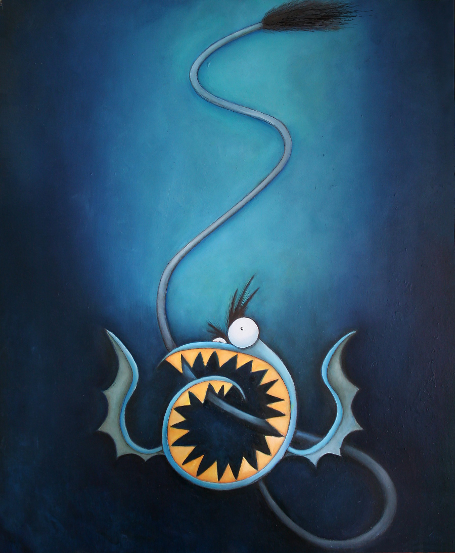 Strange Creature with Teeth