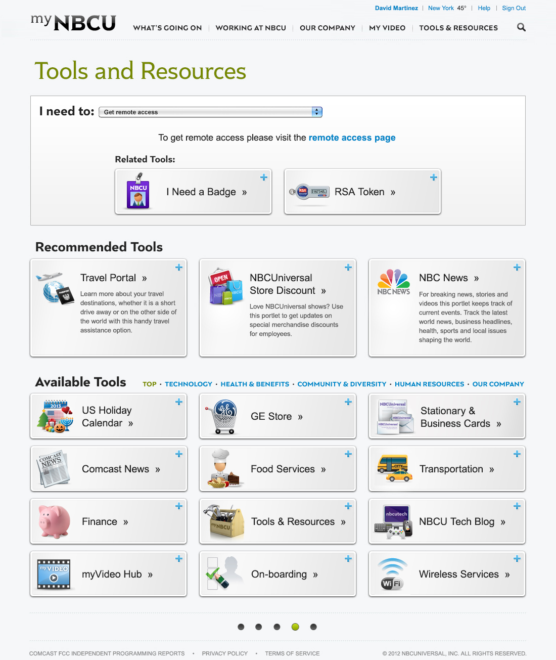 Special links for custom selection