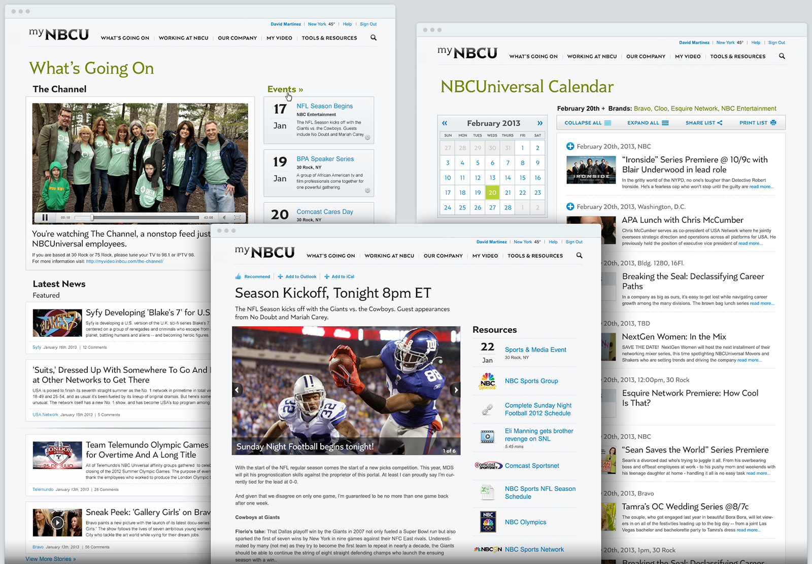 Laptop Showcasing video player