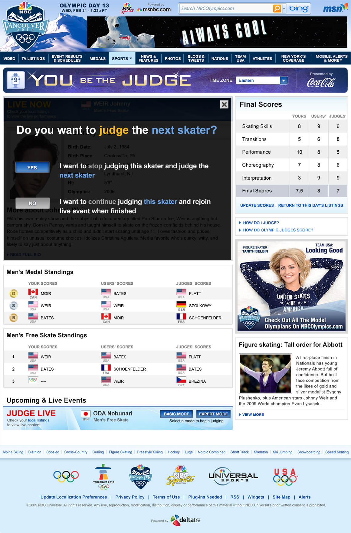 Basic Scorecard Final Results