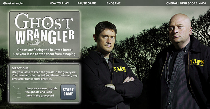 Intro page with directions