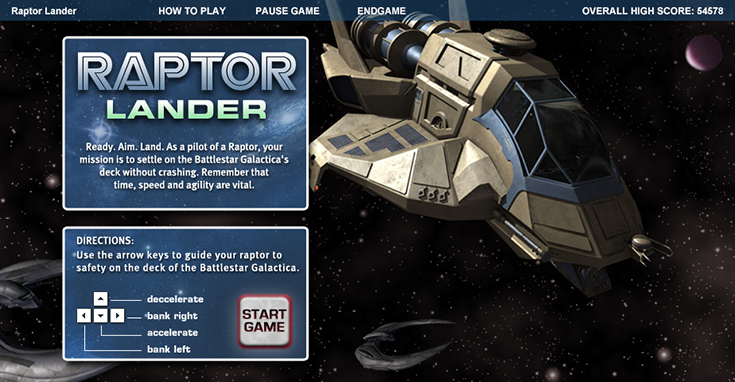 Intro page with directions