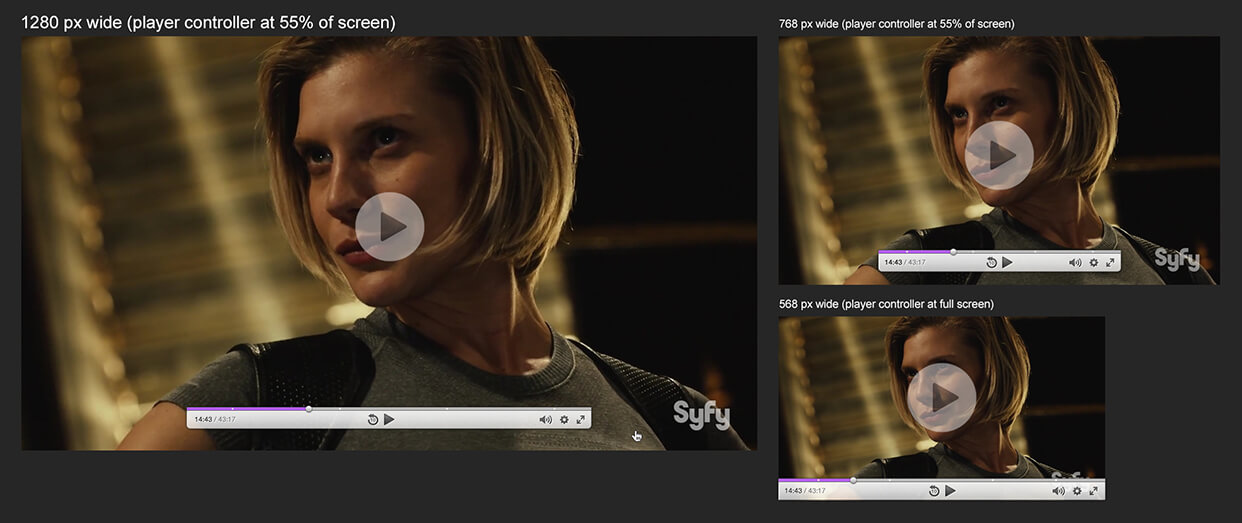 3 size control views: 1280px, 768px, 568px