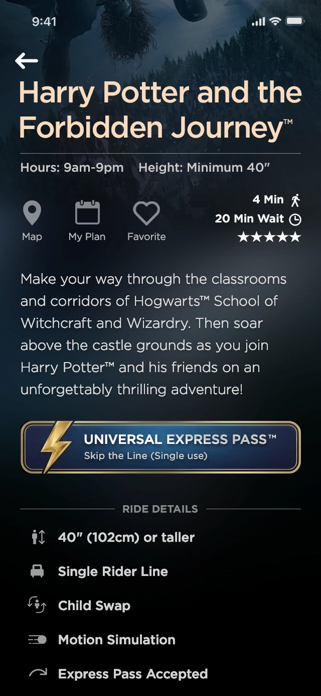 Harry Potter and the Forbidden Journey Screen Continued